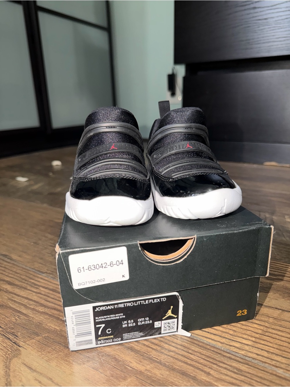 Jordan 11 Retro Little Flex TD 'Black' 7C